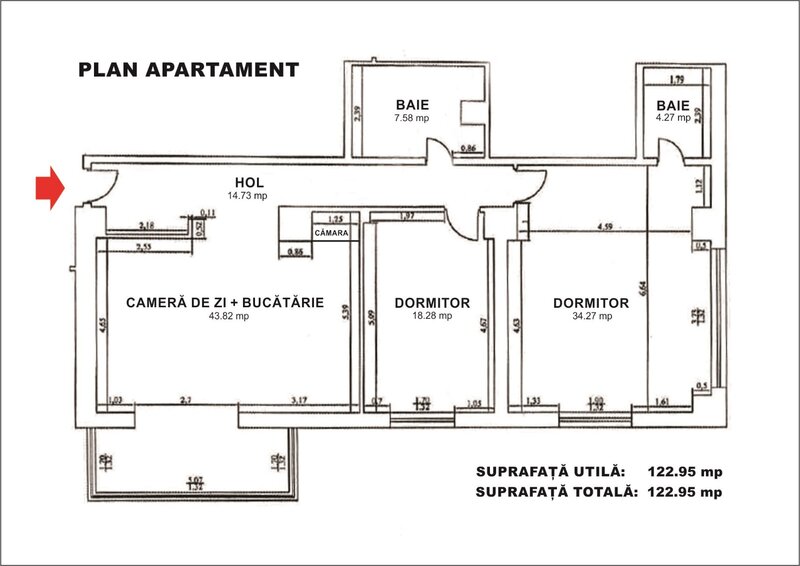 Baneasa, Horia Macelariu, vanzare apartament 3 camere, decomandat,
